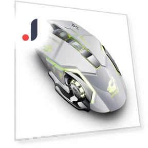 Ergonomic Rechargeable Breathable Lamp, Silent Wireless Gaming Mechanical Mouse — Mouse Pads, Uav parts center