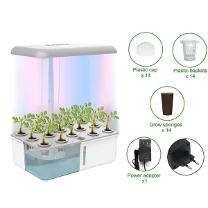 Hydroponics Growing System with LED Grow Light, KITCHEN-MALL