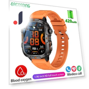 Military Smartwatch Sport Fitness Tracker — Smartwatches, SACOSDING