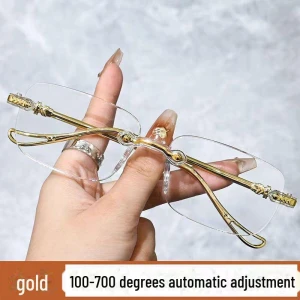 Smart Reading Glasses with Auto Zoom and Blue Light Protection — Smart Glasses, CrossCart