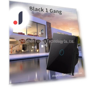 Smart RF433 European WiFi/Bluetooth Switch for Glass — Ceiling Fan Wall Controls, VantaGoods
