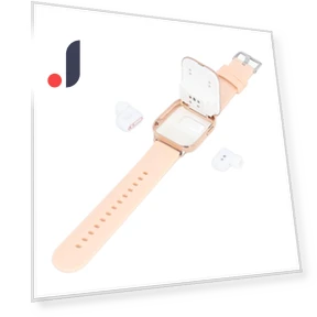 Touch Earbuds 2 in 1 Combo Full Screen with Wireless BT Headset — Wearable Accessories, TOMTOP JMS