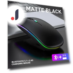 Wireless Computer Mouse with Silent Charging and Sound — Mouse Pads, Andy Reading