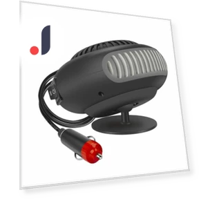 Car Heater with Plug-and-Play Base — Portable Heating Solutions, CAR SHOW