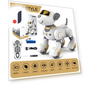 Electronic Smart Pet Robot Dog — Interactive Animal Companions, JJRC