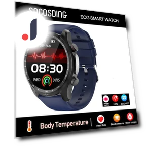 Hygieia-002r-C ECG+PPG Smartwatch — Smartwatches, SACOSDING