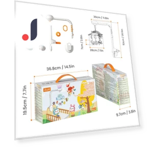 Mobile Crib Toy with Projection Night Light — Sleep Soothers, Toys-Glory Fourall
