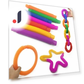 Plastic Bellows Tubes for Autism — Bath Time Fun, party