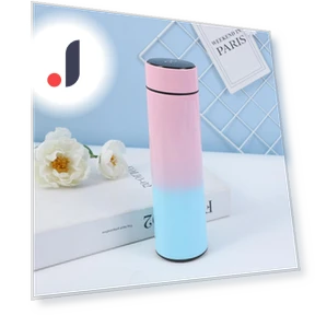 Smart Thermos with Temperature Display — Travel Drinkware, Lminmin