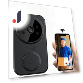 Smart Wi-Fi Video Doorbell — Smart Home Security, Baby cheetah
