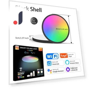 Smart WiFi BLE LED Ceiling Light — LED, Build My Home