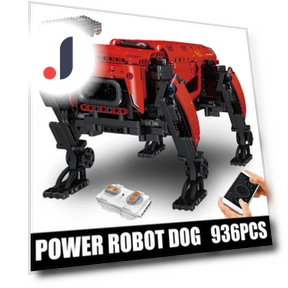 Technical Robot Toy Remote Controlled Motorized Boston Dynamics Model Big Dog AlphaDog Building Bricks — Construction Kits, MOULD KING