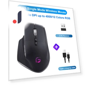 Wireless Mouse — Mouse Pads, KuWFi