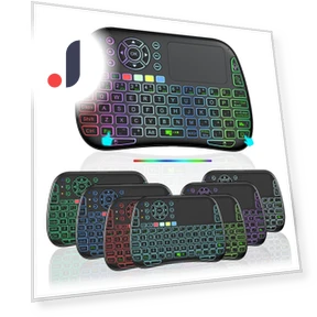 Wireless Rechargeable Keyboard with Backlight and Touchpad — Keyboards, Bellatrix
