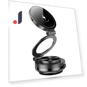 15W Wireless Charger Magnetic Phone Holder — Dashboard Installation Kits, Dream Garage