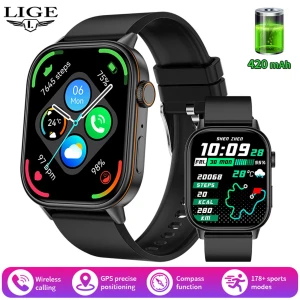 Bluetooth Smartwatch with Health Monitor — Smart Watch, LIGE