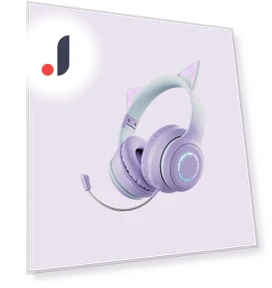 Cat Ear Bluetooth Gaming Headphones — Over-Ear Headphones, SmartGears