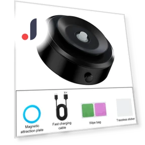 Magnetic Vacuum Car Phone Holder — Dashboard Installation Kits, Lntelligent Living Hall
