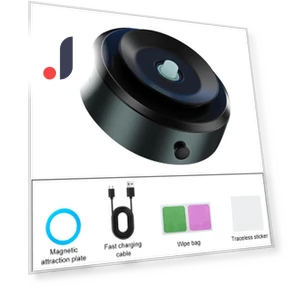 Magnetic Vacuum Car Phone Holder — Dashboard Installation Kits, Modern Home Furnishing