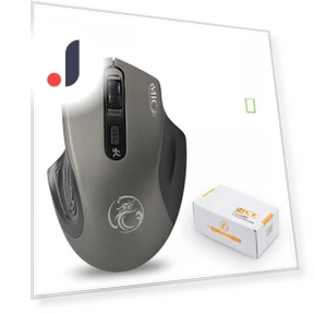 Silent Wireless Gaming Mouse — Mouse Pads, Computer boost