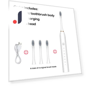 Smart Timing Electric Toothbrush — Electric Toothbrush Heads, Versatile socks