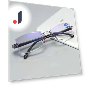 Smart Zoom Reading Glasses with Blue Light Protection — Reading Glasses, Fashion Supplies