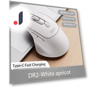 Wireless Bluetooth Mouse with Three Silent Charging Modes — Computer Mice, Inphic
