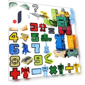 Digital Transforming Robots — Construction Kits, TK Toys
