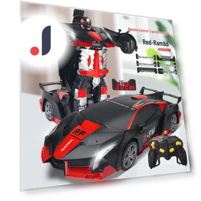 Gesture-Controlled Transforming Car Robot — Interactive Figures & Robots, Super Go