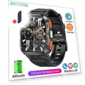 HD Screen Smartwatch with Flashlight — Smartwatches, SACOSDING