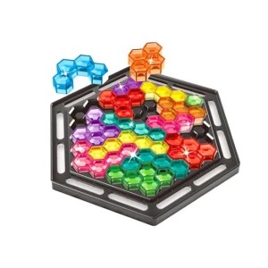 Hexagonal Stacking Chess Game Set, Safety toy