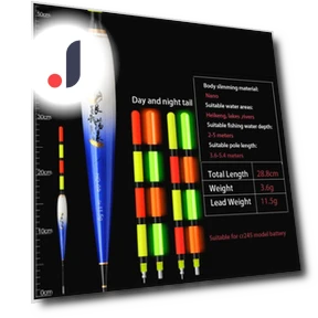 High Sensitivity LED Electronic Fishing Float — Bite Indicators, YWdingji