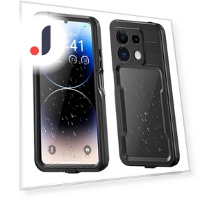 IP68 Waterproof Case with Screen Protector — Screen Protectors, REDPEPPER