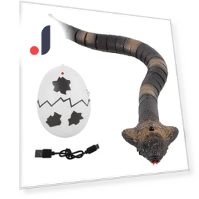 Rechargeable Remote Control Snake Toy — Interactive Animal Companions, Sports Accessory