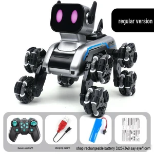 Remote Control Stunt Dog Robot, Toys Space