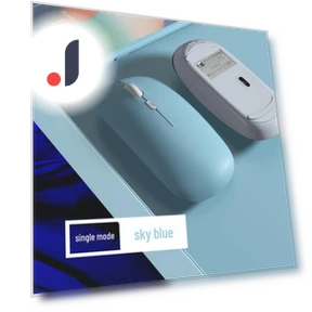 Silent Wireless Dual-Mode Bluetooth Mouse — Mouse Pads, Got Now