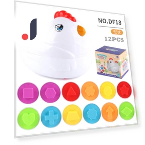 Smart Egg Geometric Fruit And Vegetable Digital Early Education Educational Toys — Interactive Learning Devices, Modern world22