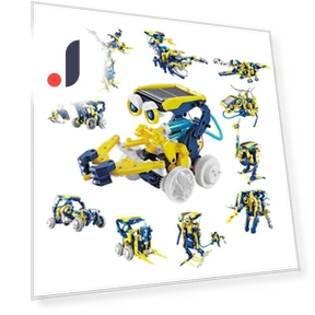 Solar-Powered Robot Building Kit — Solar Power, Super Go