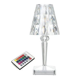 Acrylic Desk Lamp with Diamonds, Zeblaze