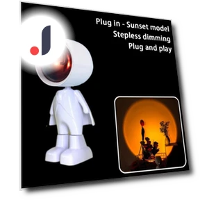 Astronaut Robot Lamp Projector Sunset Light — Creative Lighting Solutions, CAOWJiBrother