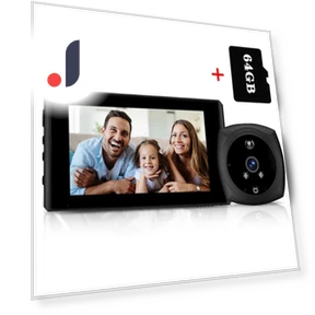 Doorbell Camera with PIR Infrared Night Vision — Smart Home Security, Jakemy