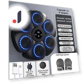 Bluetooth Smart Boxing Machine with Gloves — Boxing Training Gear, Crowner