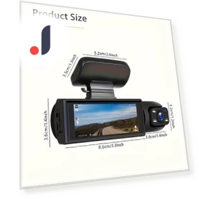 Dual Camera Car Dash Cam — Dashboard Cameras, Fancy decoration