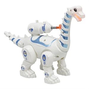 Intelligent Remote Control Walking Dinosaur Toy, Ice Beauty