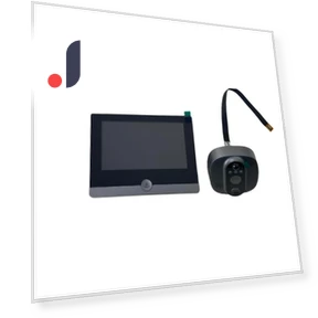 Wi-Fi LCD Peephole Camera with Night Vision — Smart Home Security, Jakemy