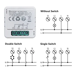 Wi-Fi Smart Switch Module, Ketotek