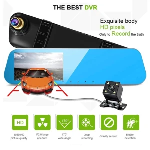 Car DVR with Rearview Mirror — Dash Cam, LIAESMART