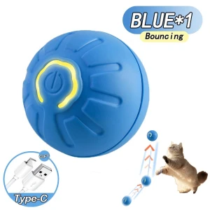 Interactive Jumping Ball for Cats — Automatic Cat Toy, JUN JUN