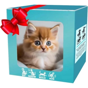 Realistic Robot Cat — Robot Pet, Happy Camp