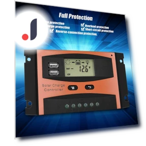 Dual USB LCD Display Smart PWM Solar Panel Charge Controller — Chargers, 3d printing machine
